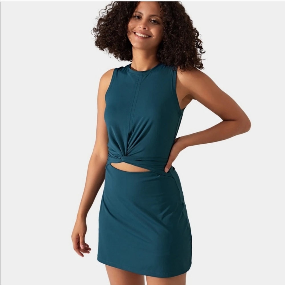 Halara In My Feels Everyday 2 piece Activity Dress-Large NWT